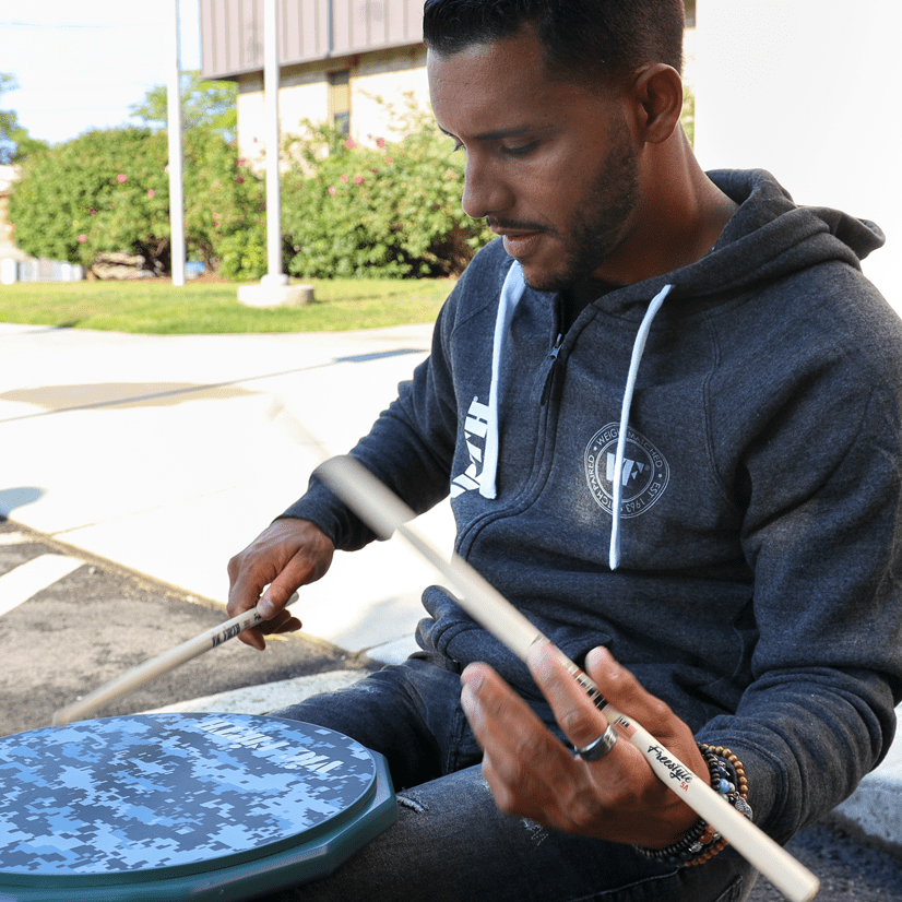 vic-firth-digital-camo-practice-pad-bungs-pad-silikon image 6