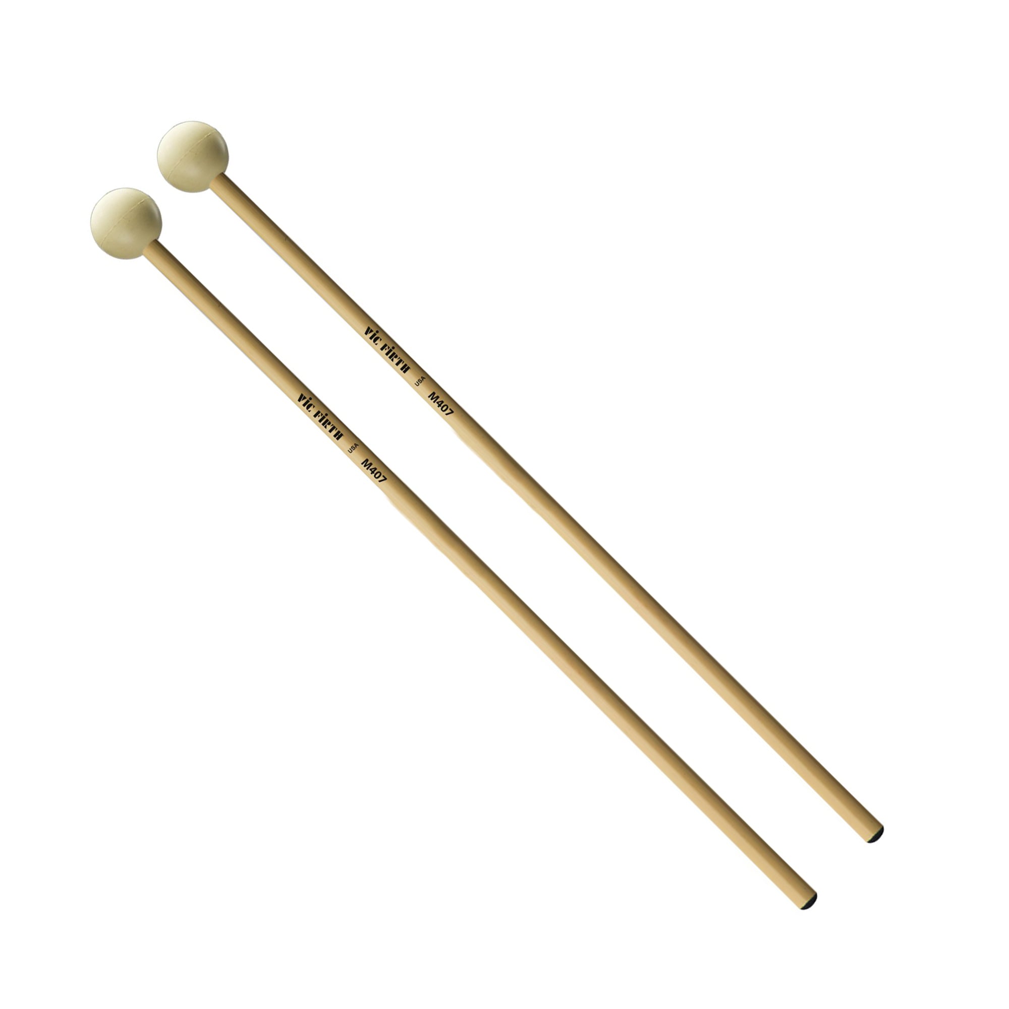 vic-firth-m407-articulate-series-keyboard-mallet-soft-rubber-round-xylophon-schl image 1