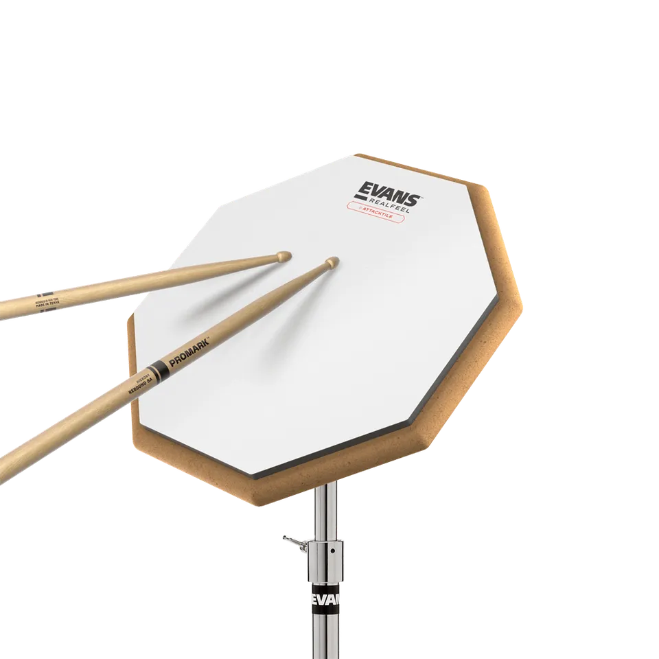 evans-realfeel-attacktile-drum-pad-10-scholastic-pack-mit-st-nder image 1