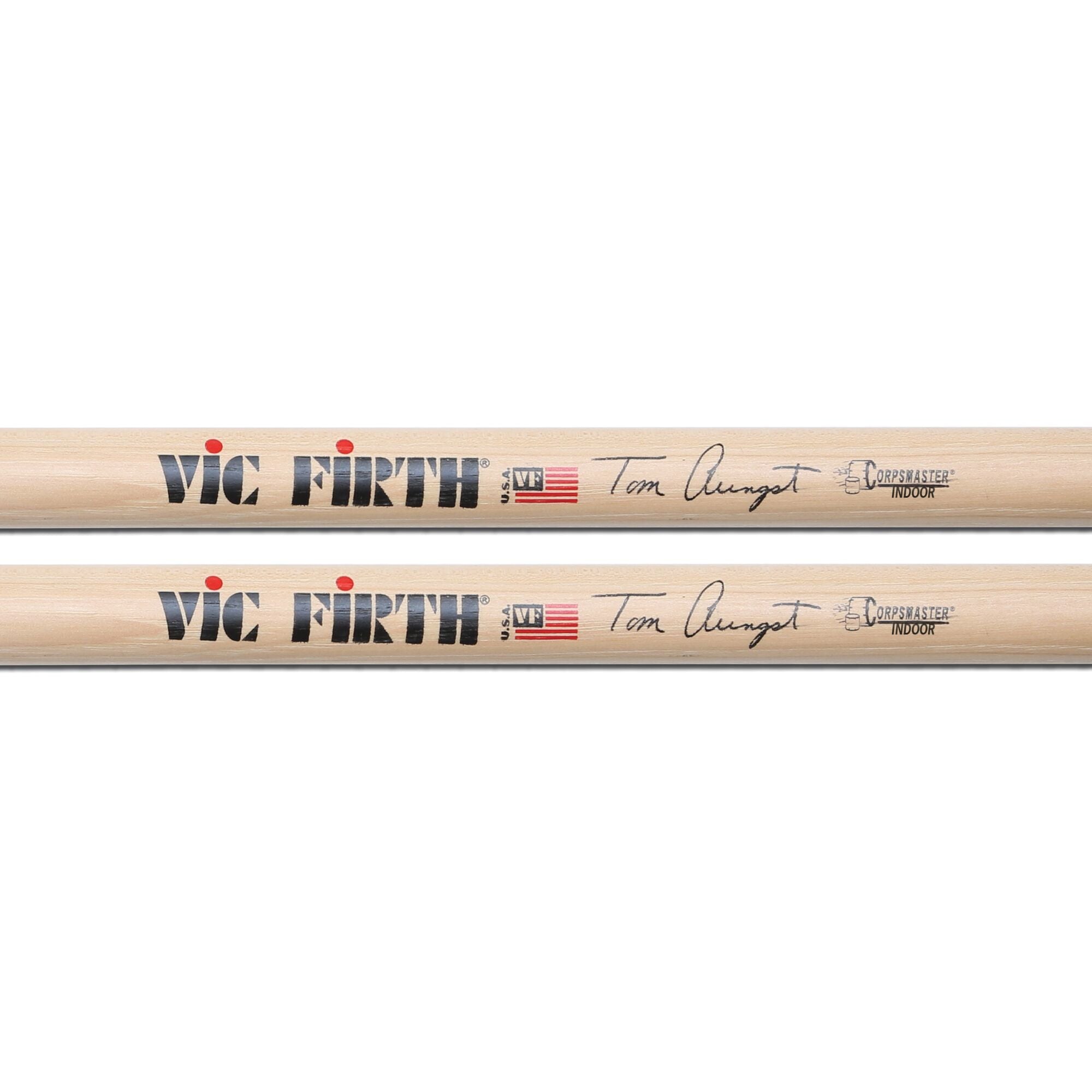 vic-firth-corpsmaster-tom-aungst-indoor-snare-drumsticks image 2