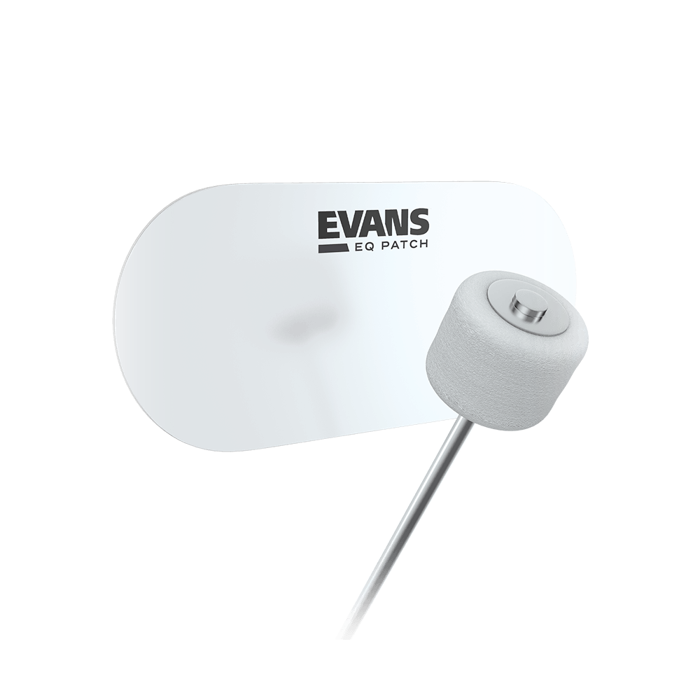 evans-eqpc2-clear-plastic-bass-drum-double-patch image 1