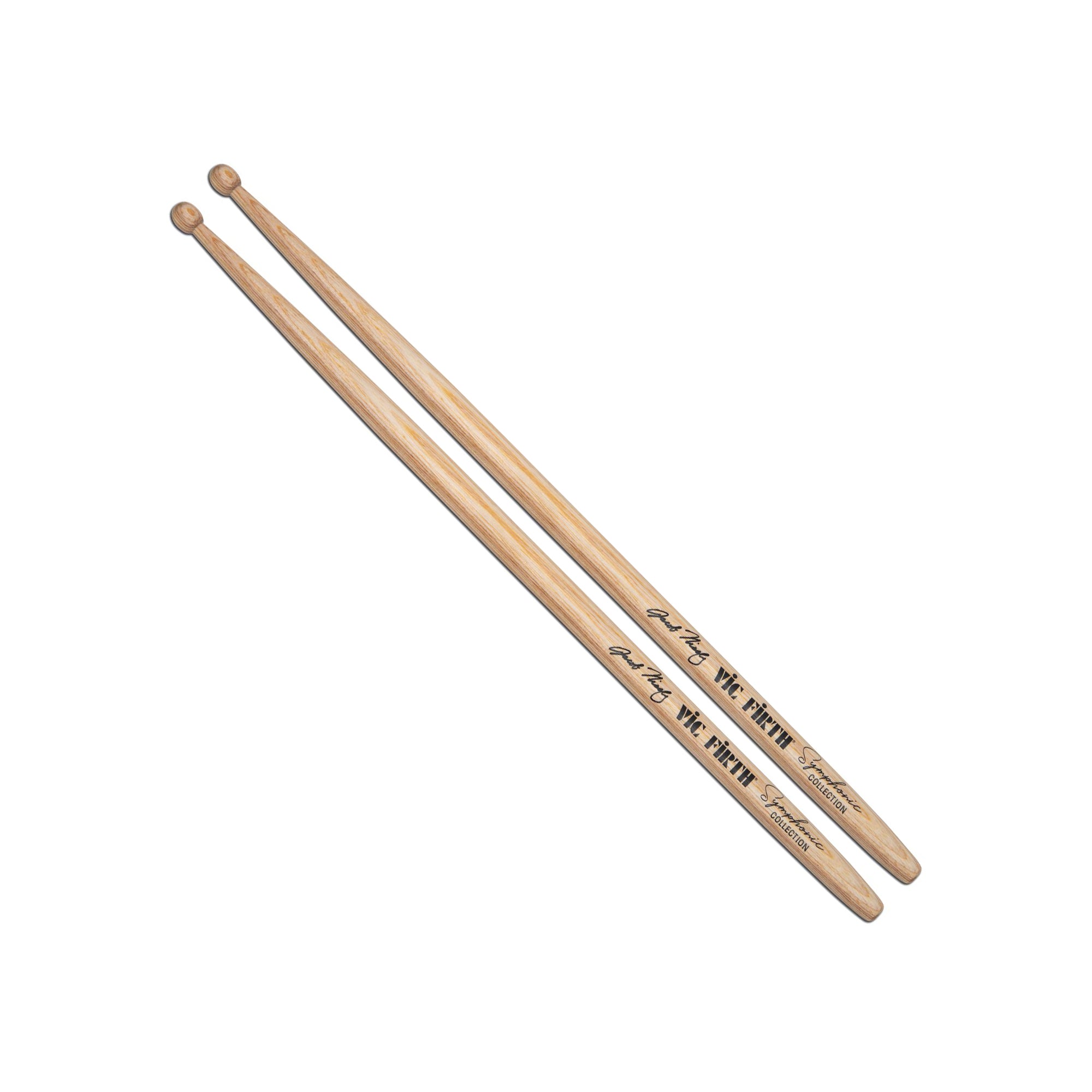 vic-firth-symphonic-collection-jake-nissly-signature-snare-drumsticks image 1