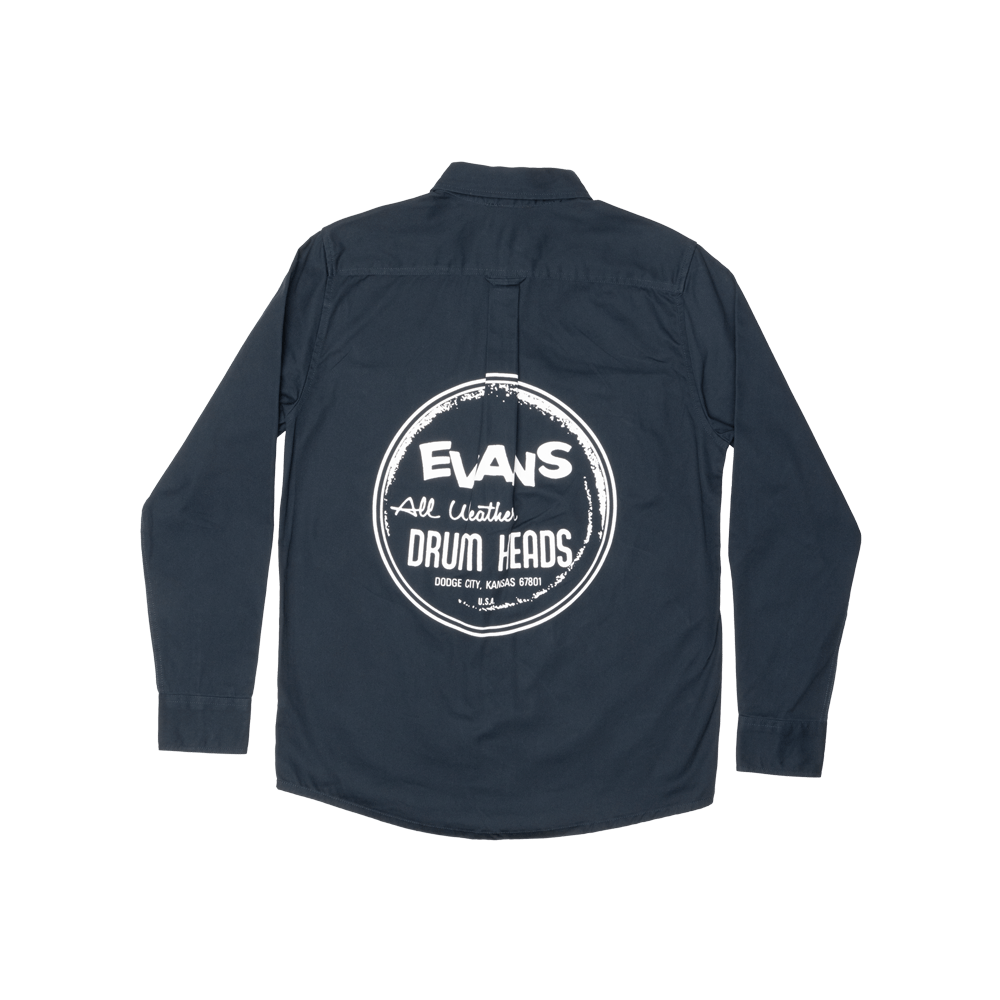 evans-heritage-work-shirt-arbeitshemd-navy-lange-rmel image 3