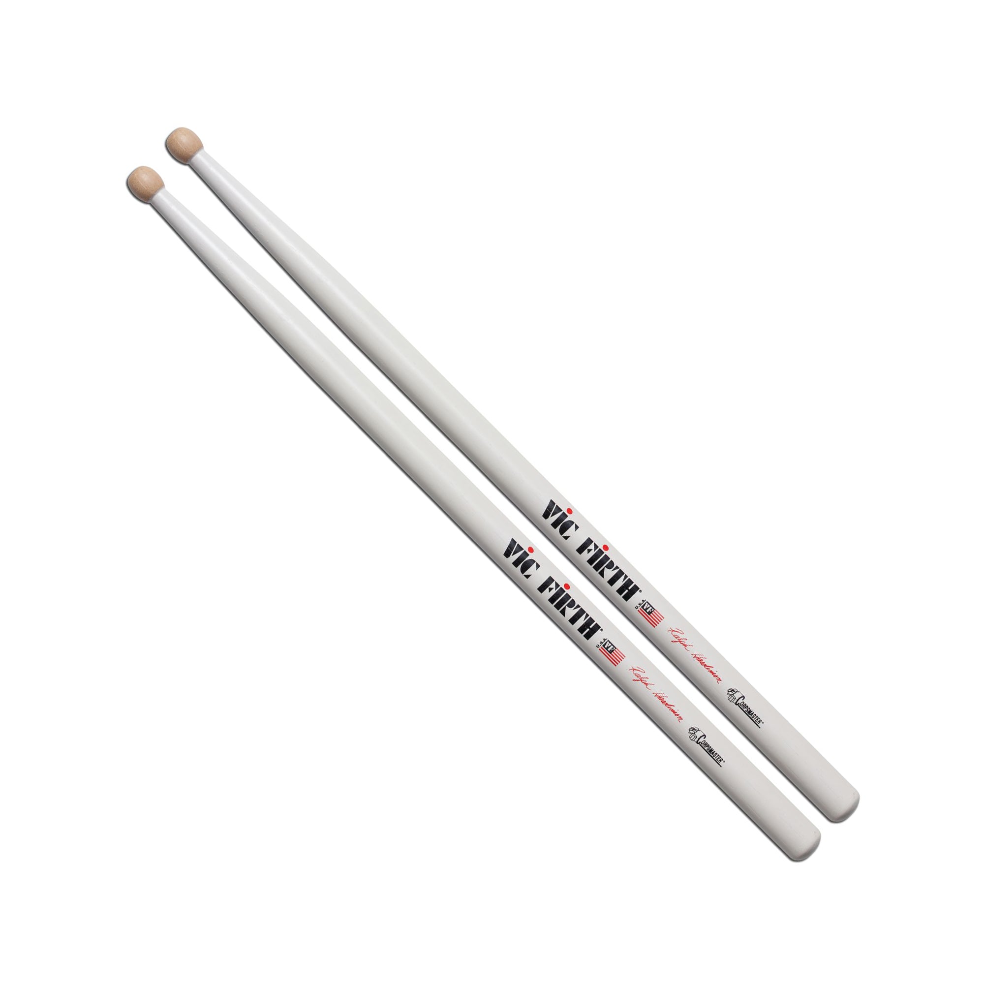 vic-firth-corpsmaster-srh-ralph-hardimon-snare-drumsticks image 1