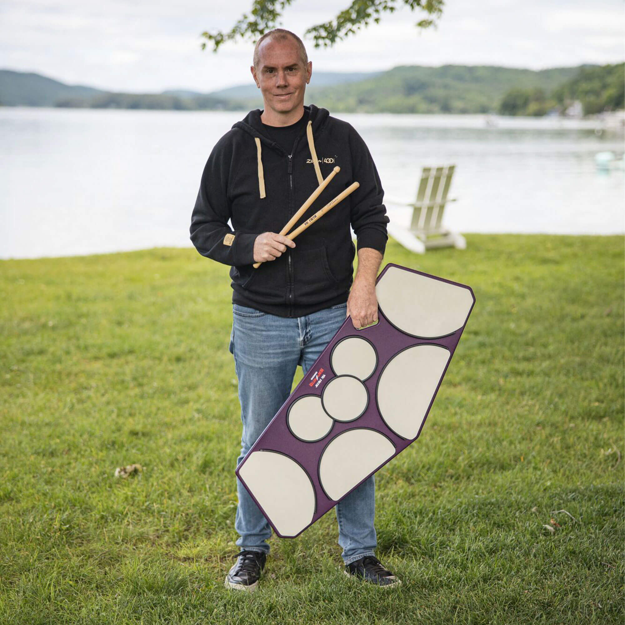 vic-firth-heavy-hitter-quadropad-large-mit-rims-bungspad image 3