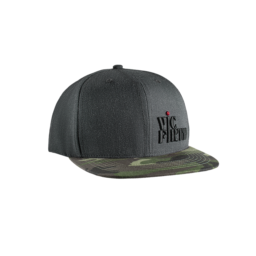vic-firth-gray-camo-6-panel-snapback-cap image 1