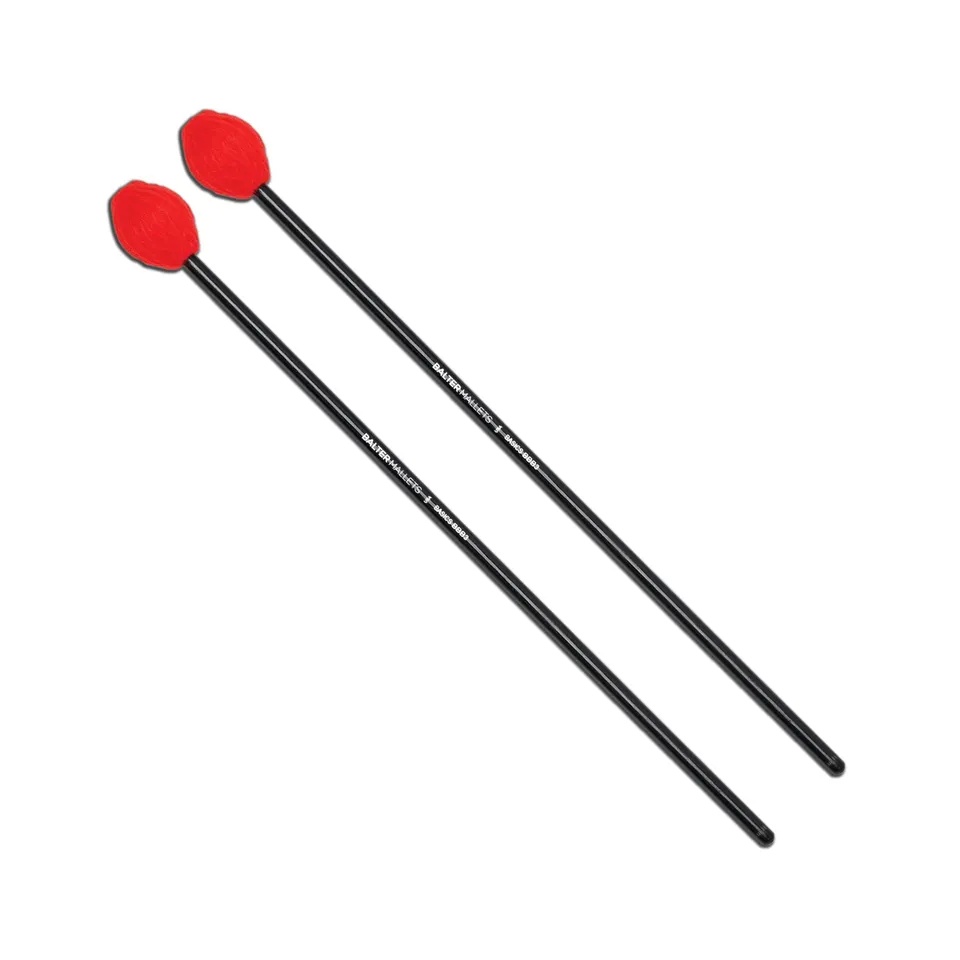 vic-firth-bbb3-balter-basics-marimba-mallets-soft-rotes-garn image 1