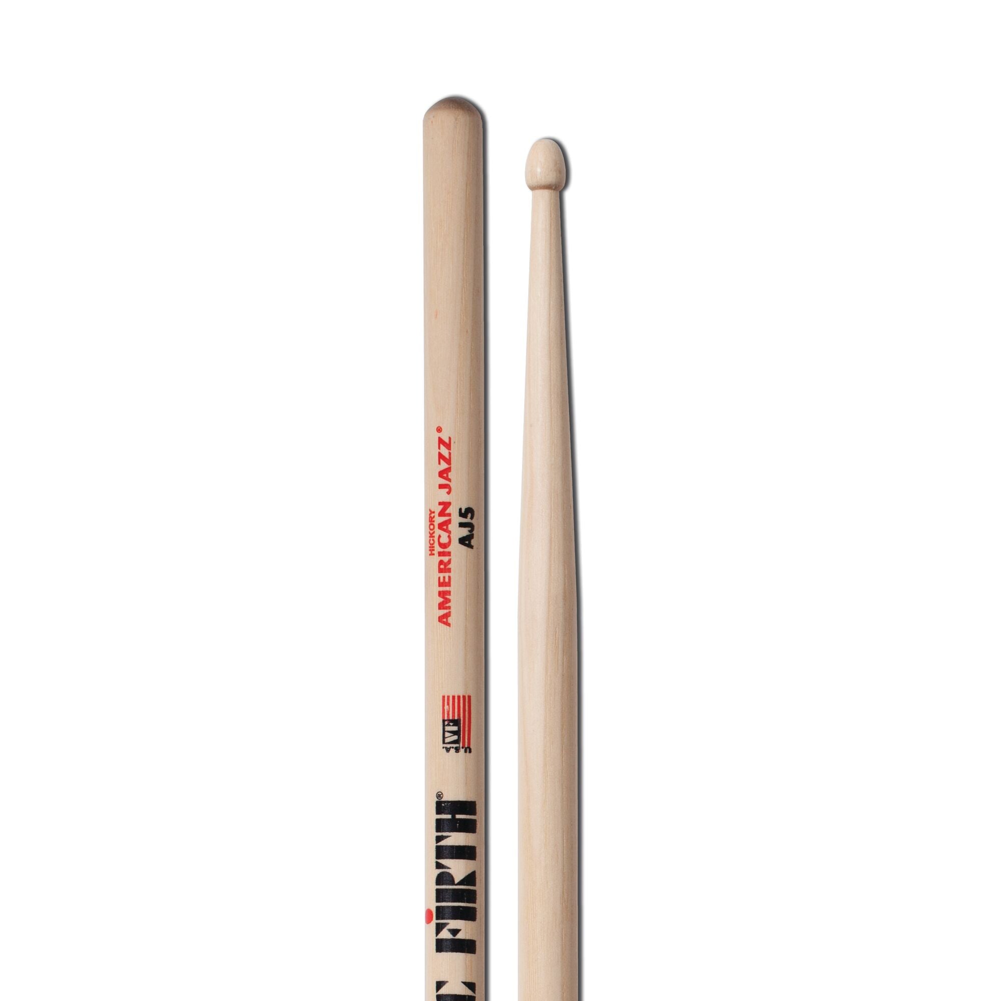 vic-firth-american-jazz-5-drumsticks-mit-holz-tip image 4