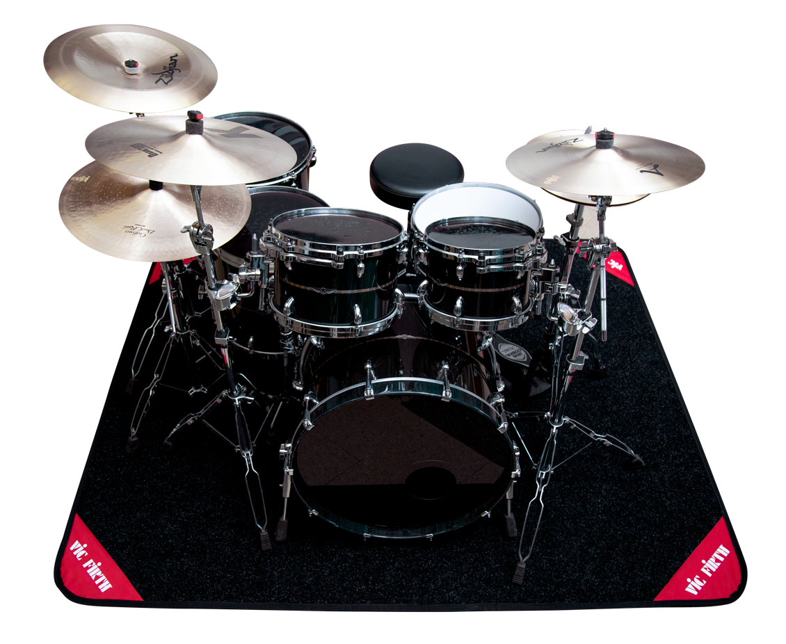 vic-firth-deluxe-drum-rug-schlagzeugteppich-mit-tasche image 1