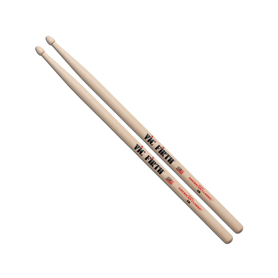 vic-firth-american-classic-5b-drumsticks-hickory image 1