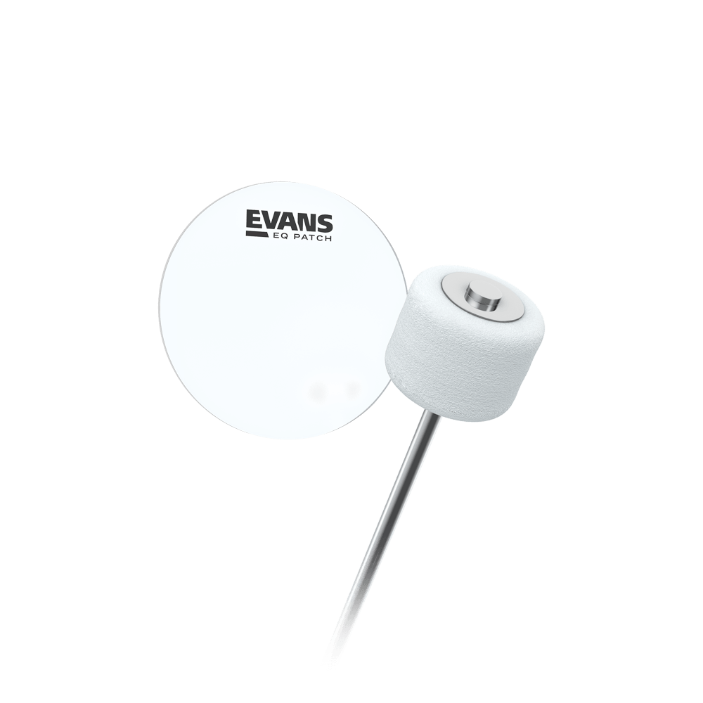 evans-eqpc1-eq-clear-plastic-bass-drum-single-patch-transparenter-einzelflick image 1