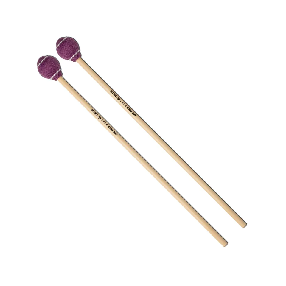 vic-firth-m267-corpsmaster-ian-grom-medium-hard-vibraphone-mallets image 1