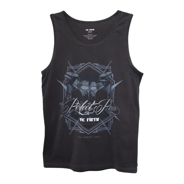 vic-firth-men-s-tank-top-tattoo-grafik-baumwoll-tank-top-herren image 1