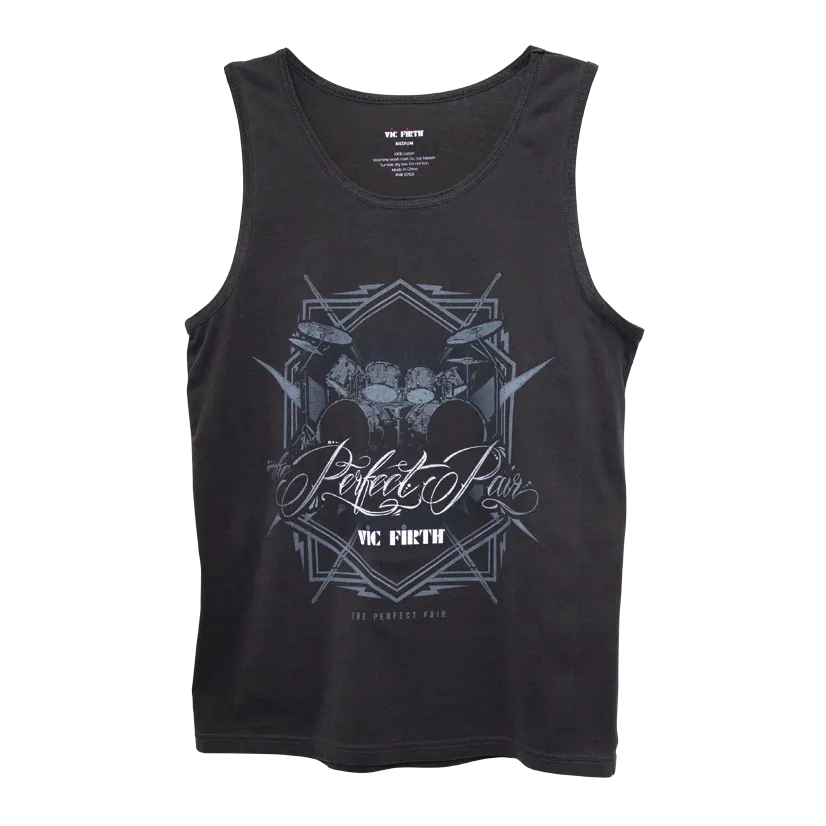 vic-firth-men-s-tank-top-tattoo-grafik-baumwoll-tank-top-herren image 1