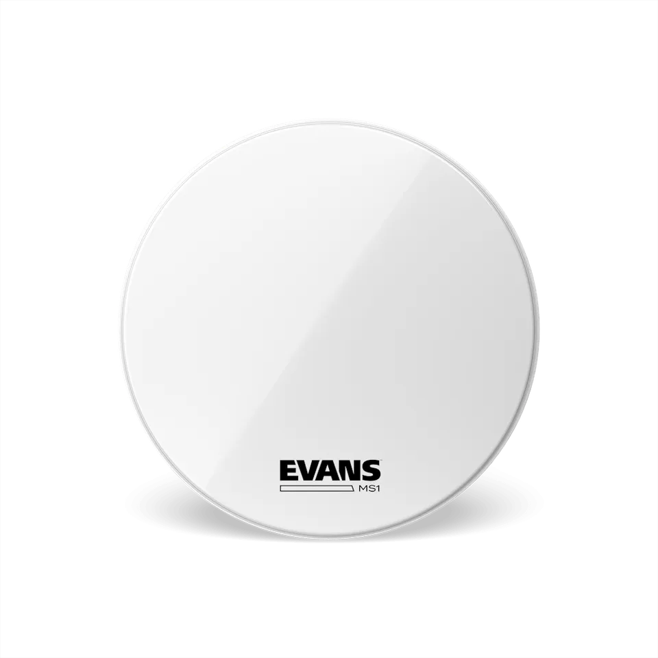 evans-ms1-white-marching-bass-drum-fell image 1