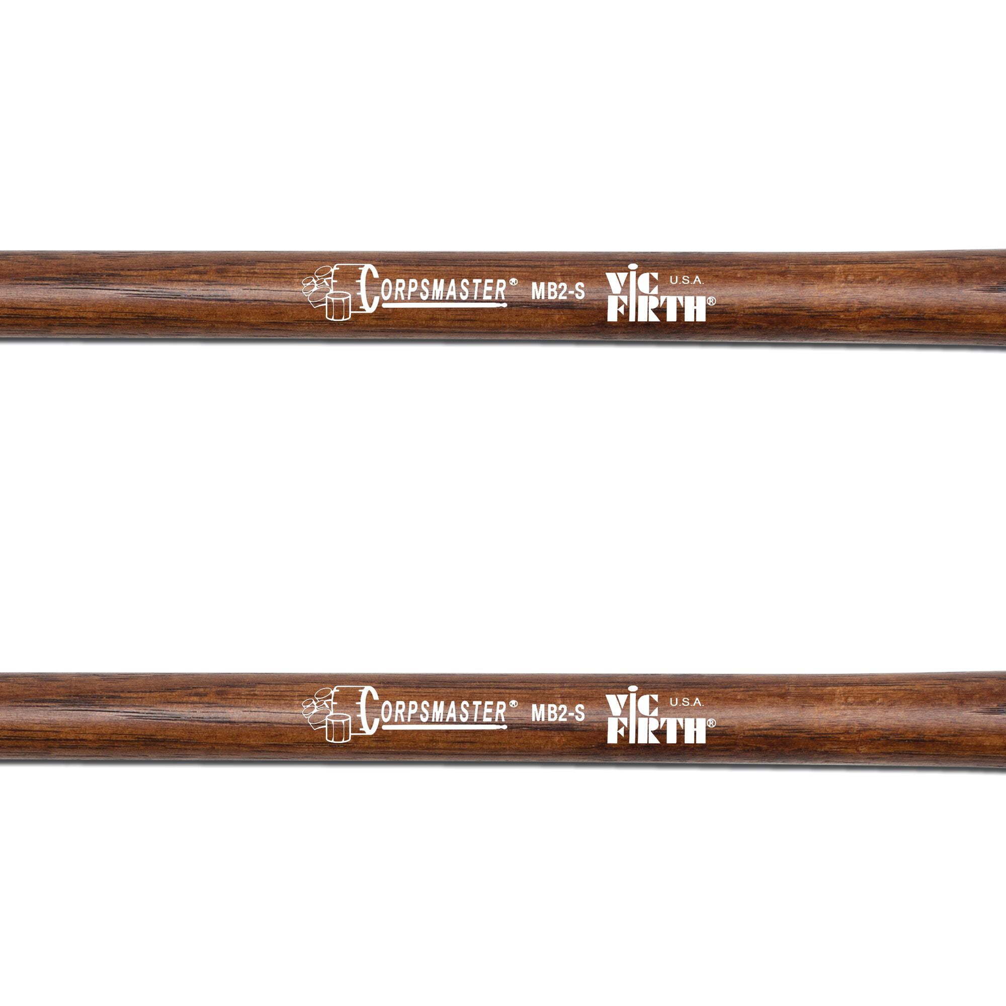 vic-firth-mb2s-corpsmaster-marching-bass-mallets-medium-soft image 2