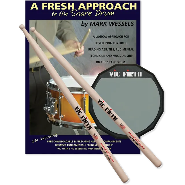 vic-firth-fresh-approach-starter-pack-percussion-set image 1