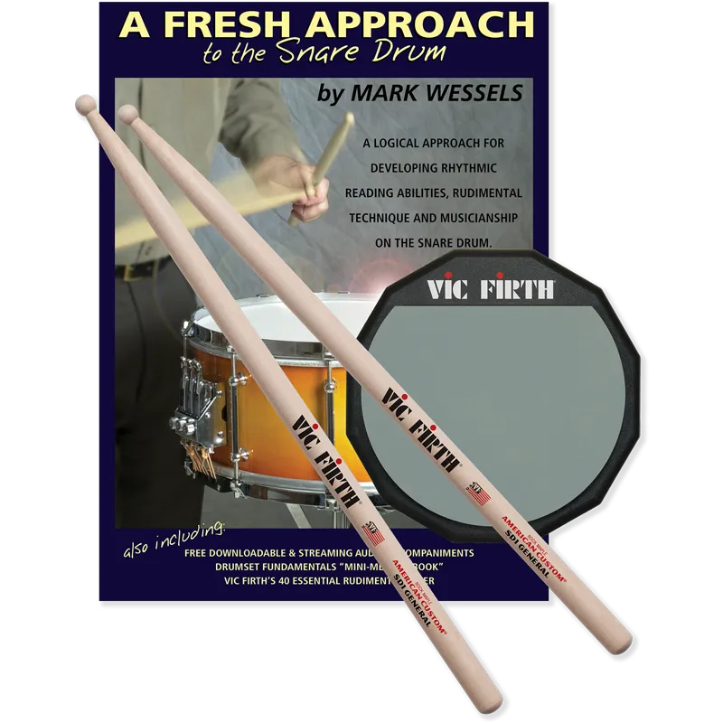 vic-firth-fresh-approach-starter-pack-percussion-set image 1