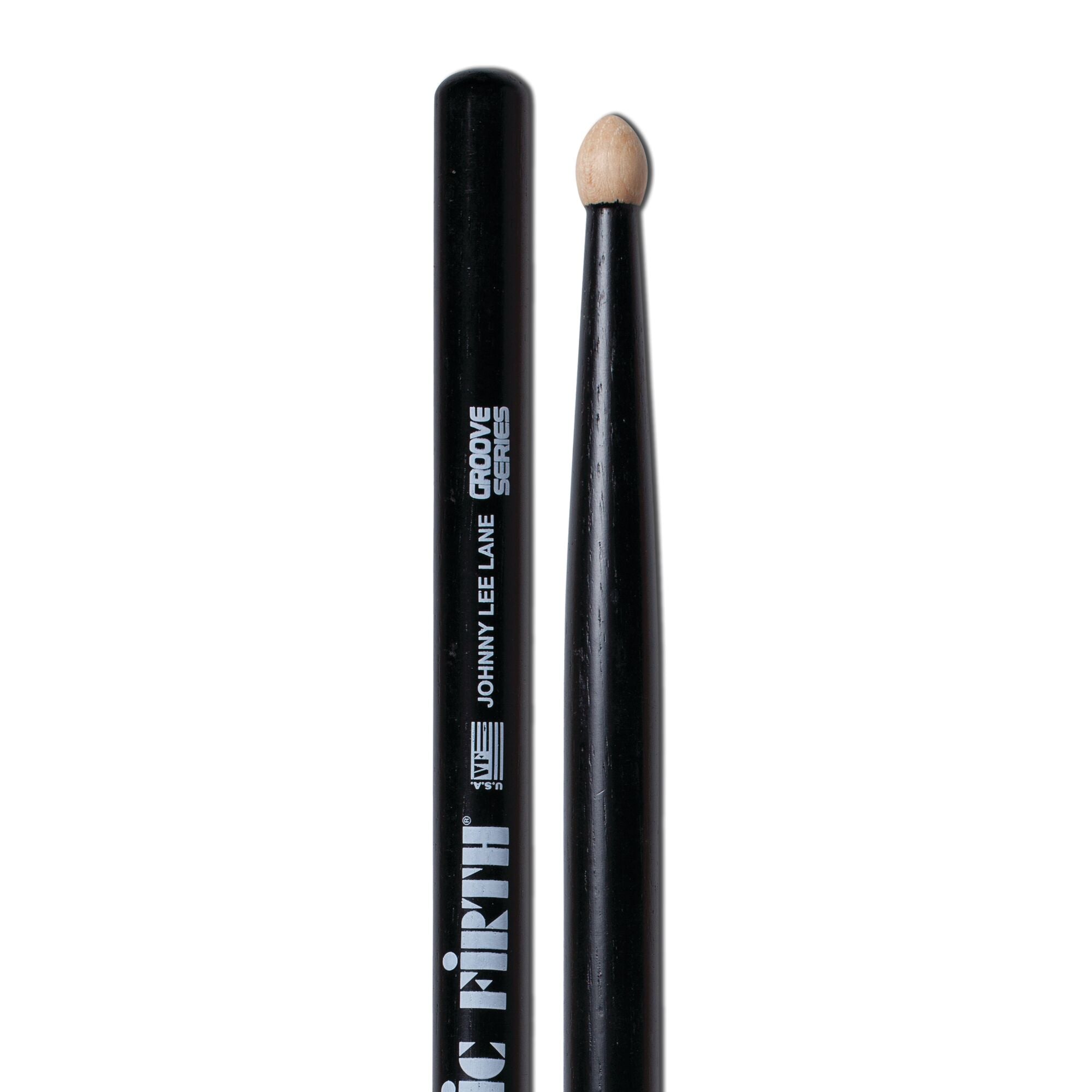 vic-firth-corpsmaster-johnny-lee-lane-signature-marching-snare-sticks-hickory image 4